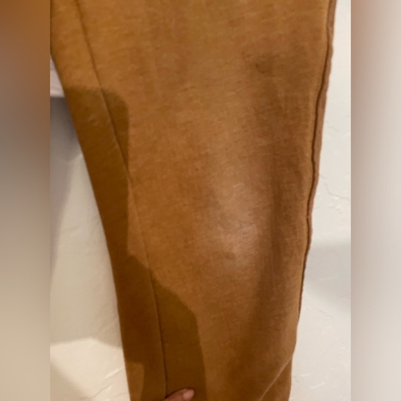 🔥 Cat & Jack brown jogger sweats. 8-10. Quilted panel design down legs. GUC. - Picture 4 of 8